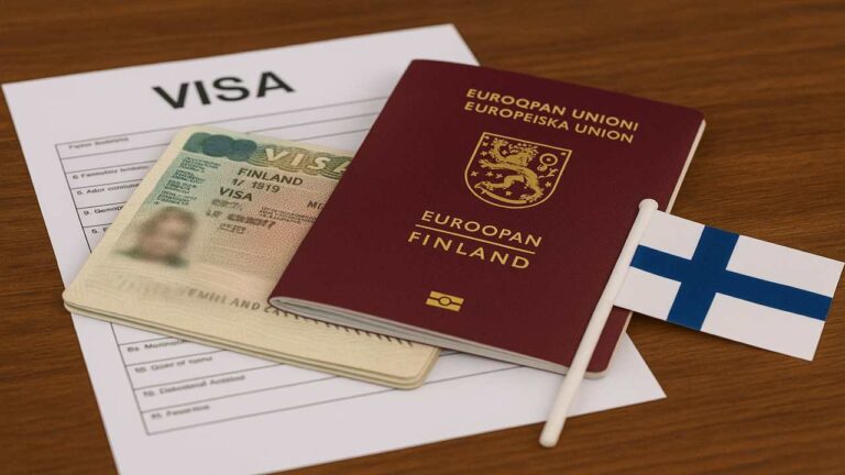 چک لیست مدارک لازم جهت اخذ ویزای فنلاند