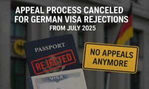 سلب حق اعتراض به ریجکتی توسط سفارت آلمان از 10 تیر 1404