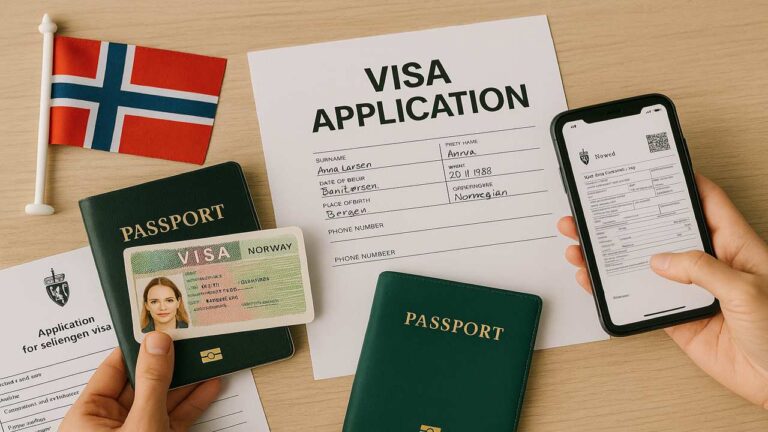 مدارک لازم ویزای نروژ