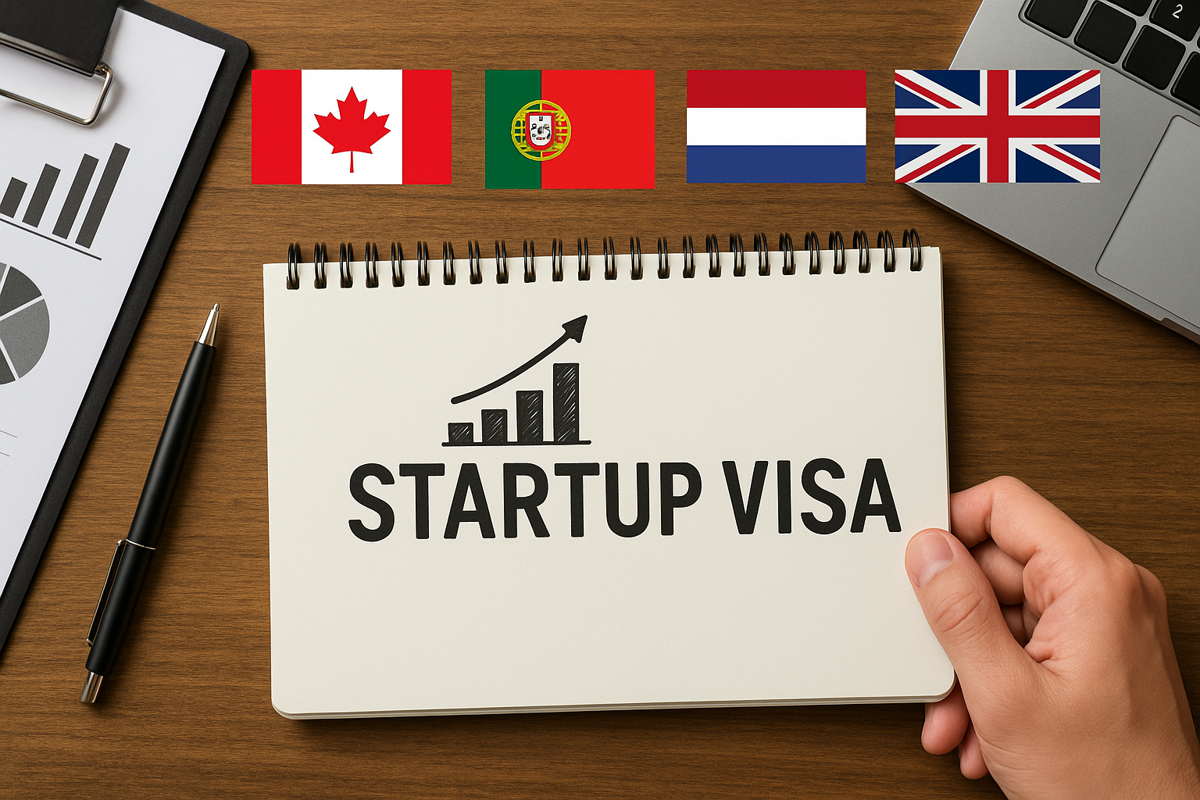 راحت ترین کشور برای ویزای استارتاپ