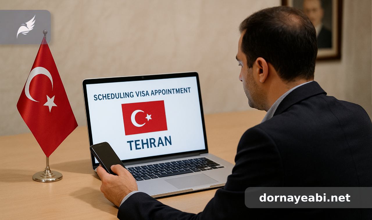 گرفتن وقت سفارت ترکیه در تهران