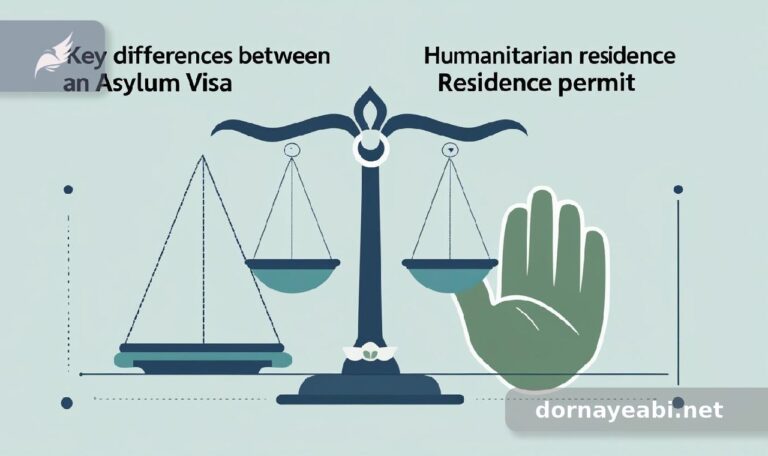 تفاوت پناهندگی و اقامت بشردوستانه