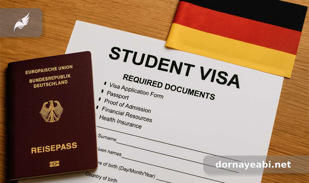 مدارک لازم برای ویزای تحصیلی آلمان
