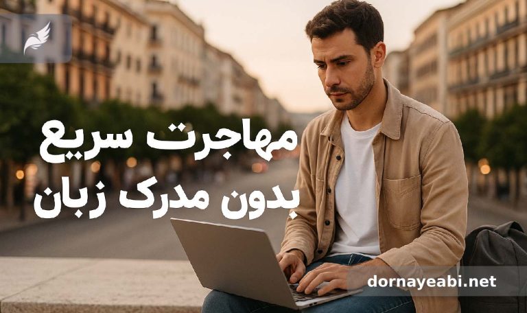 مهاجرت بدون مدرک زبان