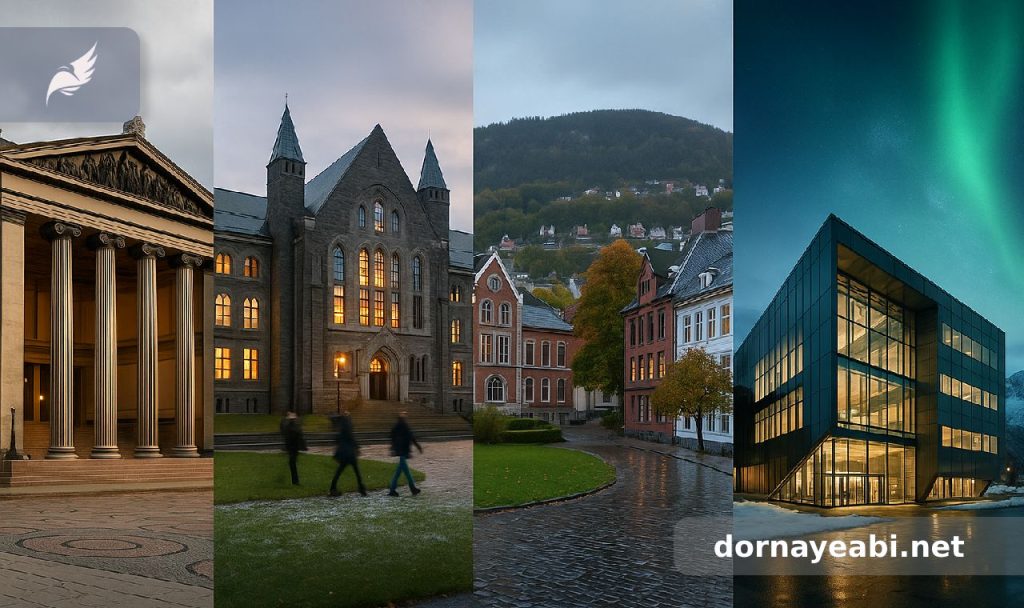 لیست کامل دانشگاه های نروژ