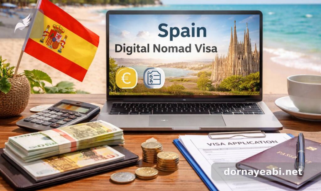 لیست کامل هزینه ویزای دیجیتال نومد اسپانیا