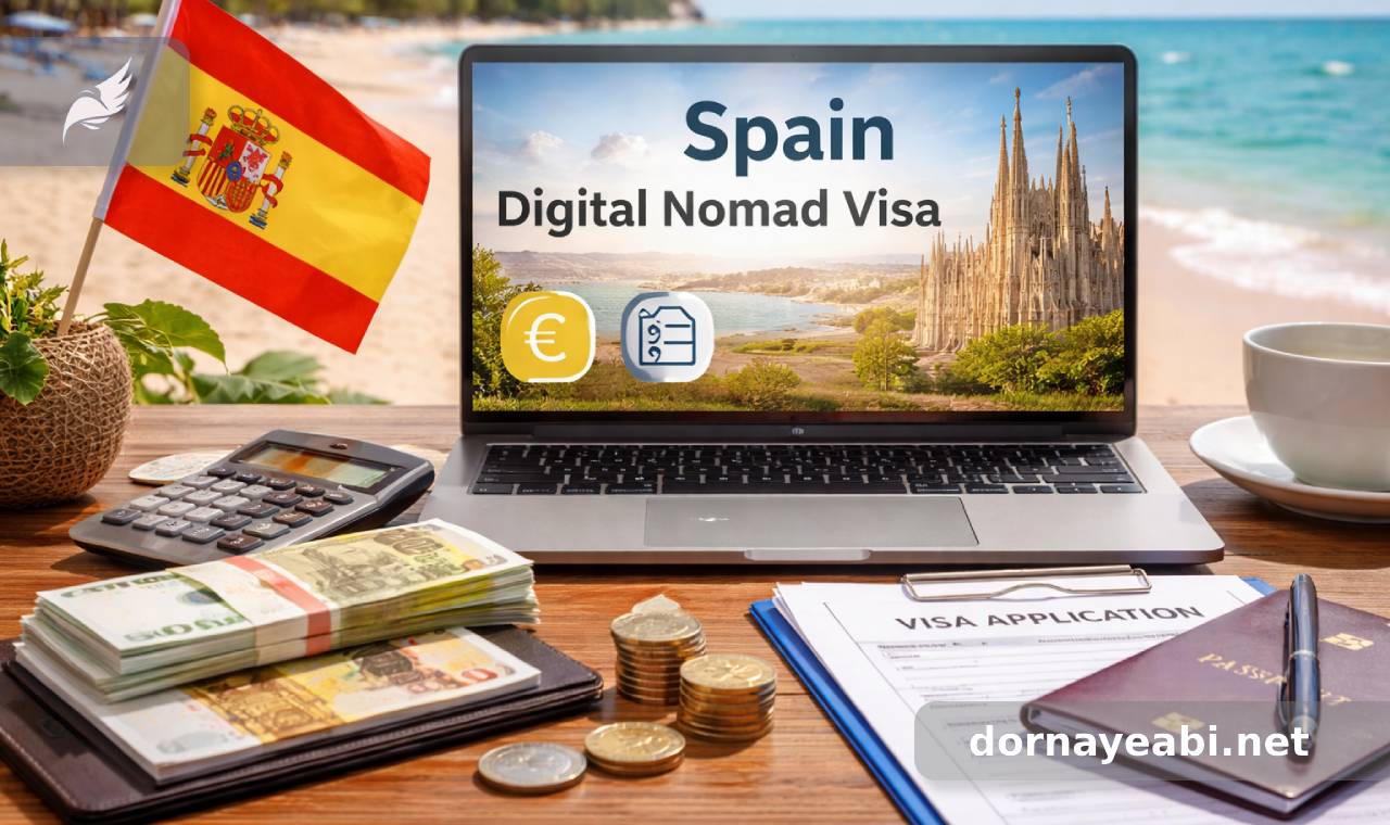 لیست کامل هزینه ویزای دیجیتال نومد اسپانیا